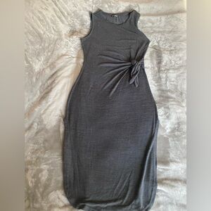 NWOT Gray Jersey Knit Dress Sz L